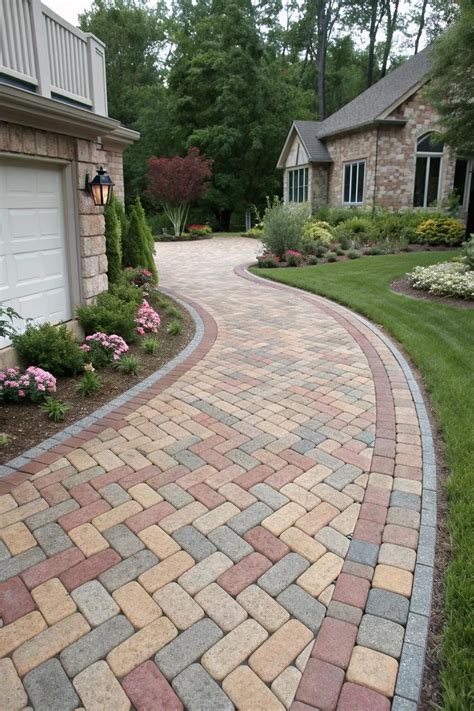 14+ Inspiring Types of Driveway Ideas