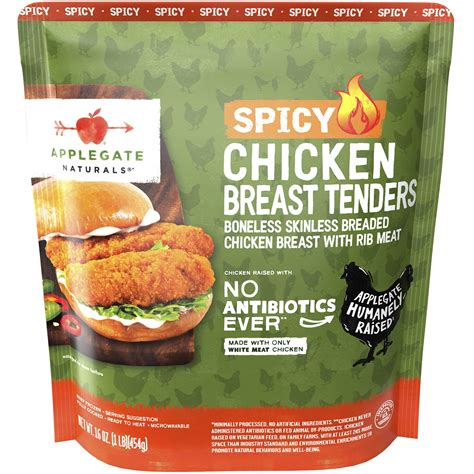 Applegate Naturals Chicken Breast Tenders, Spicy | FreshDirect
