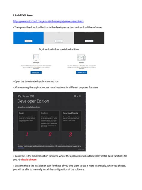 Image result for SQL Server 2019 Installation Step by Step PDF