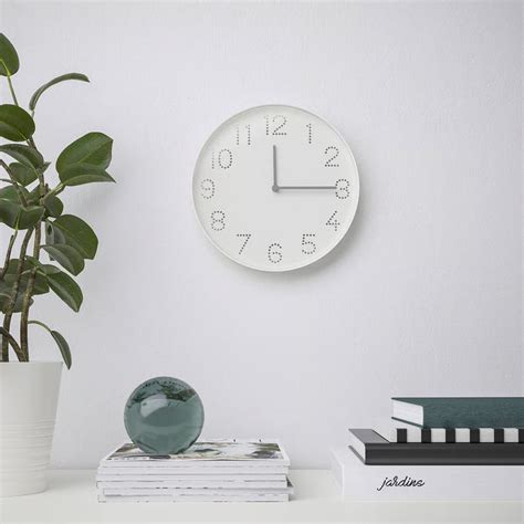 IKEA TROMMA Wall Clock White 25cm | Silent | Digital Shoppy ...