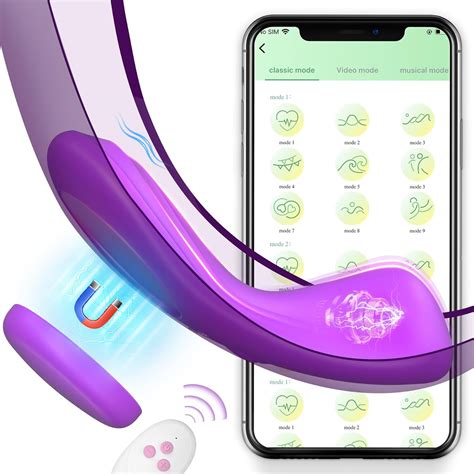 LATUNE App Remote Control Vibrator Sex Toys, Quiet Adult Toys for Womens with 10 Vibration Modes ...