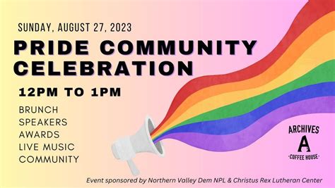 Pride Community Celebration, Archives Coffee House, Grand Forks, 27 ...