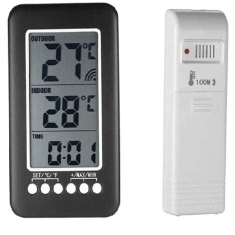 Digital Indoor Outdoor Thermometer 的图像结果