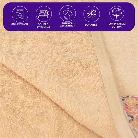 Prima Lace 100% Cotton Hand Towel Set of 2 | Ultra Soft, Highly Absorb ...