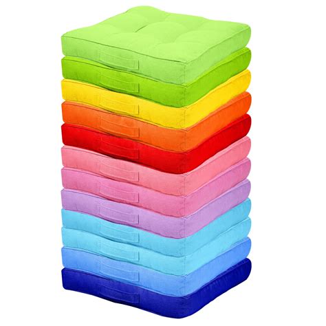 Amazon.com: Gerrii 12 Pieces Floor Cushions Classroom Flexible Floor ...