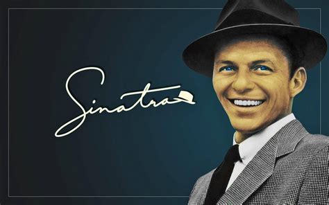 Download Iconic Frank Sinatra Signature Poster Wallpaper | Wallpapers.com