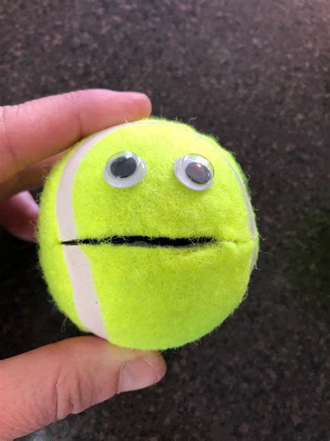CHOMP! Feed the Tennis Ball Pac-Man! A Squeezing Fine Motor Activity