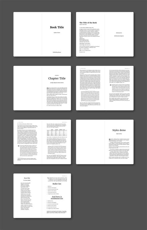 InDesign Book Layout Design 的图像结果