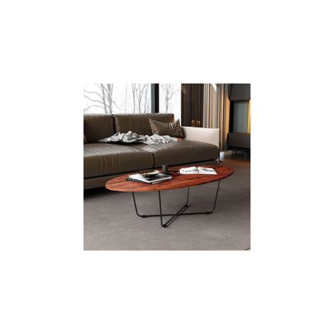 Buy FSTAR Coffee Table, 43 Oval for Low Couches/Seating Sofa Table ...