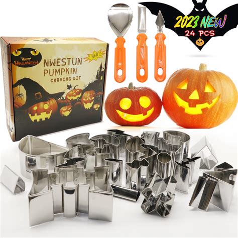 Amazon.com: Pumpkin Carving Kit for Kids, 6 Easy Halloween Pumpkin ...