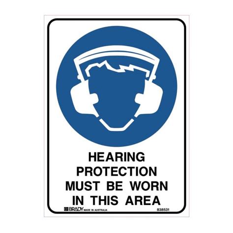 Image result for Hearing Protection Signage