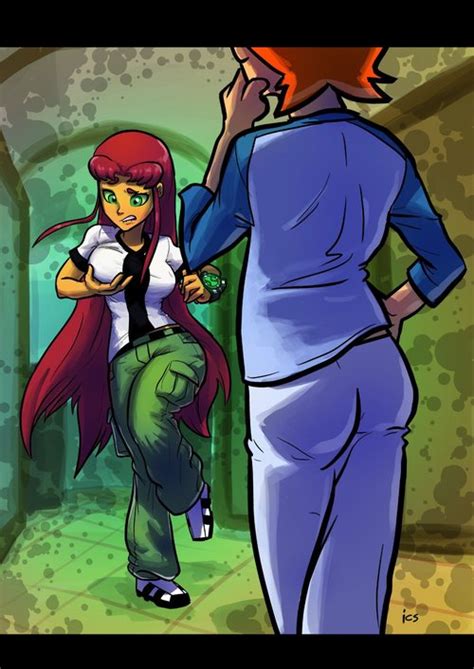 Ben into Starfire by GreenEyedMexican on DeviantArt