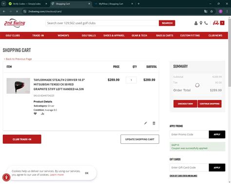 2nd Swing Golf Promo Codes - 30% Off | November 2024