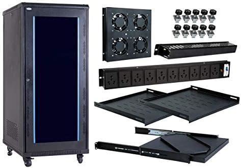 Amazon.in: Buy MASS RACK 17U 600X600mm Network Rack with PDU 6 Socket ...