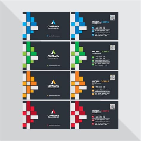 Premium Vector | Business card design templates