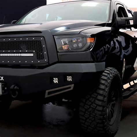 07-13 Toyota Tundra/08-17 Toyota Sequoia MK II NOVA-Series LED Projector Headlights Black (With ...