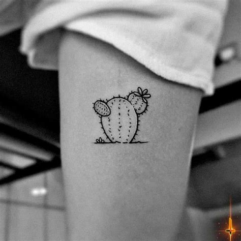 Prickly Pear Cactus Tattoo