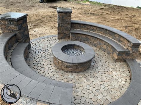Outdoor Fire Pit Installation Suffolk County - Stone Escapes