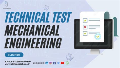 Technical Test -Mechanical Engineering