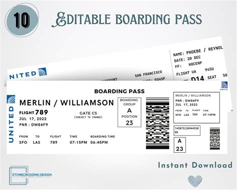 United Boarding Pass