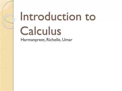 Image result for Calculus Introduction