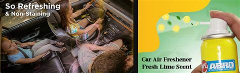 ABRO AC-100-60 Car Air Freshener AC Vent Deodorizer with Extension Tube ...