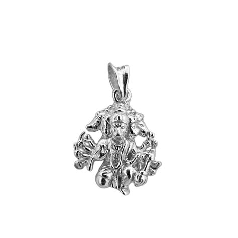 Buy SILVERSPOT 925-92.5 Sterling Silver Panchmukhi (5Faces) Anjanaya ...