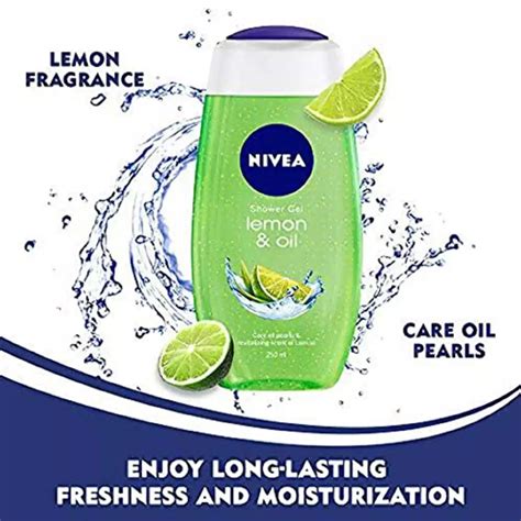 Nivea Lemon & Oil Shower Gel, 250ml – ClickOnCare