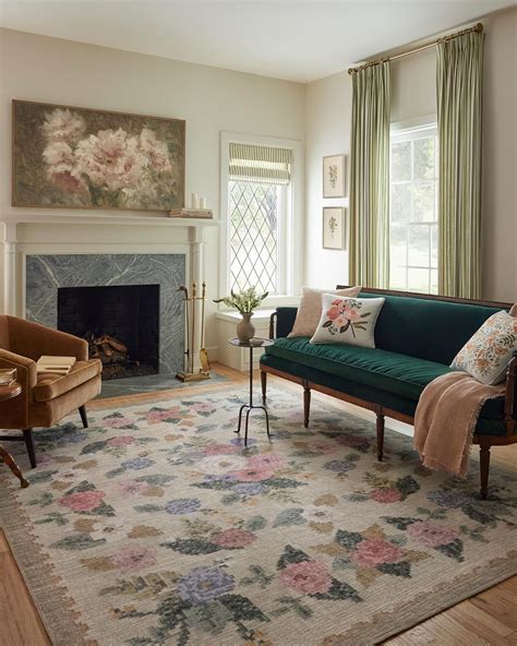 Amazon.com: Loloi Rifle Paper Co. Rosa Collection RSA-02 Cream/Multi 7 ...