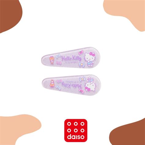[DAISO KOREA] Hello Kitty Hair Clips (2 pieces) | Shopee Malaysia