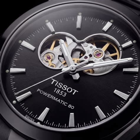Shadow Black Open-Heart Automatic Steel Watch – Tick Talks