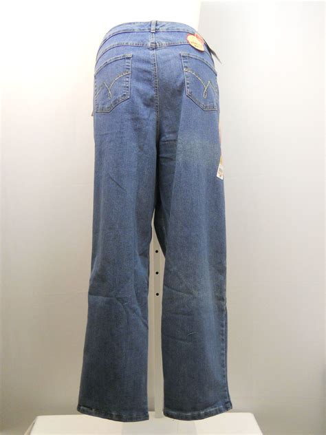 PLUS SIZE 26W Womens Jeans Slimming Stretch JUST MY SIZE Classic Fit ...