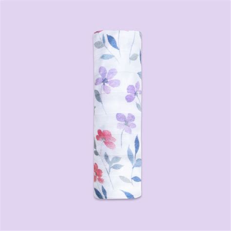 Bamboo Muslin Swaddles – Wildflower | Masilo Organic Baby