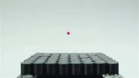 World s first sonic tractor beam lifts objects with sound