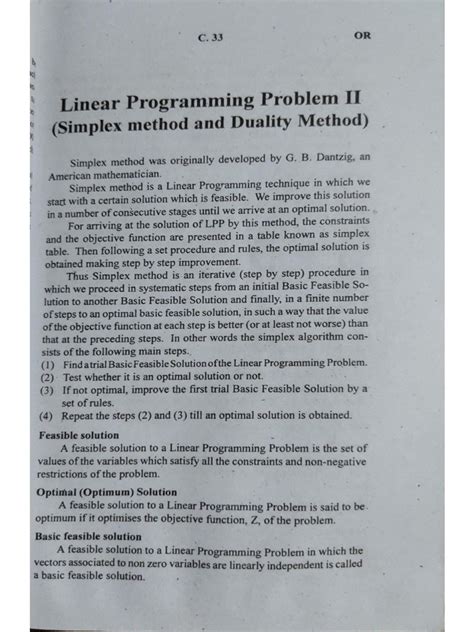 Image result for Simplex Method PDF