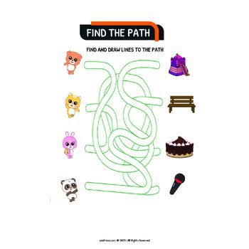 Image result for Find the Path Math Worksheets