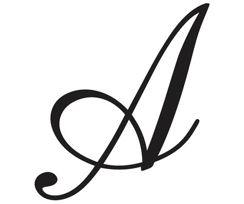 Cursive Capital A - Psfont tk
