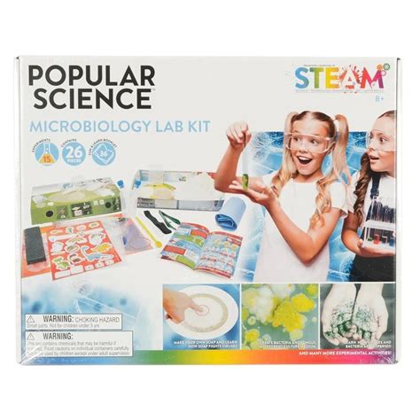 Microbiology Lab Kit 15 Experiments Age 8 Science – CRAZE