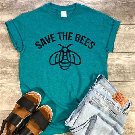 Save the Bees Shirt. Save the Bees T-shirt. Bee Tee. Unisex T-shirt ...
