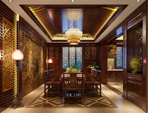 中式古典六居室以上1200平米130万-龙聚山庄装修案例-北京房天下家居装修网