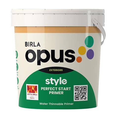 Birla Opus Style Perfect Start Primer, Superior Hiding Power, Easy ...