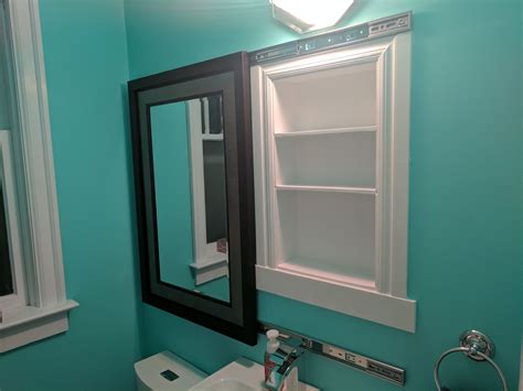Recessed Built In Bathroom Mirror Cabinet Fundin Bathroom Mirror