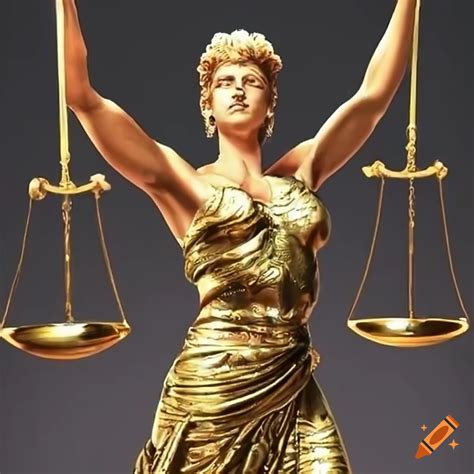 Symbol of justice on Craiyon