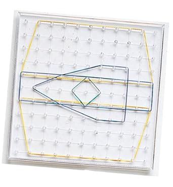 Buy Overhead 11 X 11 Pin Geoboard Book Online at Low Prices in India ...