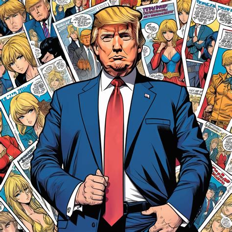 Donald Trump Anime Illustration | Stable Diffusion Online