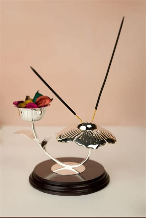Pure 925 Silver Agarbatti Stand – Khushron Jewels