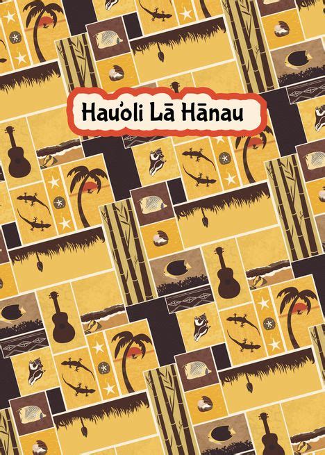 Hauoli La Hanau Hawaiian Happy Birthday card | Birthday cards, Happy ...