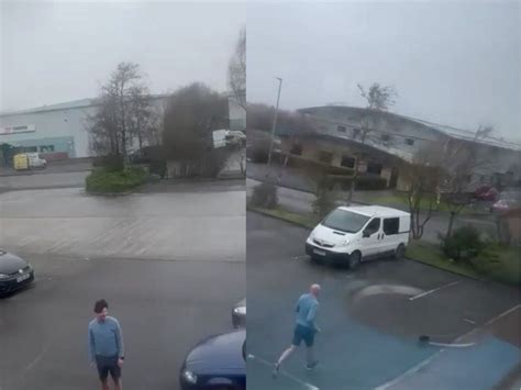 Bald man chases his wig after Storm Eunice blows it off his head ...