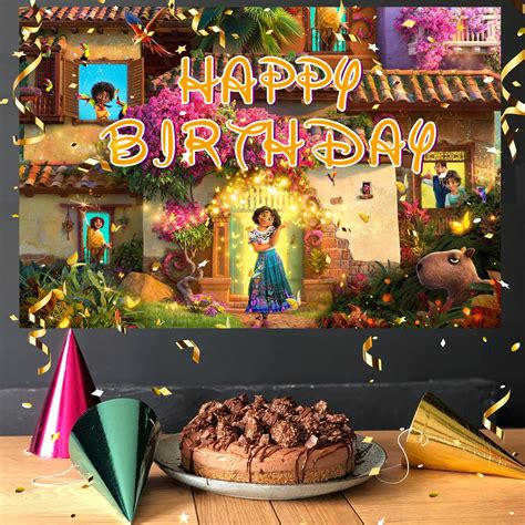 Buy Magic Movie Backdrop,Magic Movie Birthday Party Supplies 5x3Ft ...