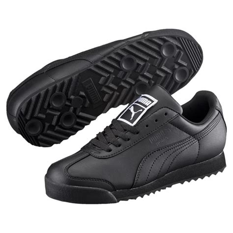Puma Roma Basic Siyah Sneaker Bayan ve Çocuk Spor Ayakkabı 354259-12